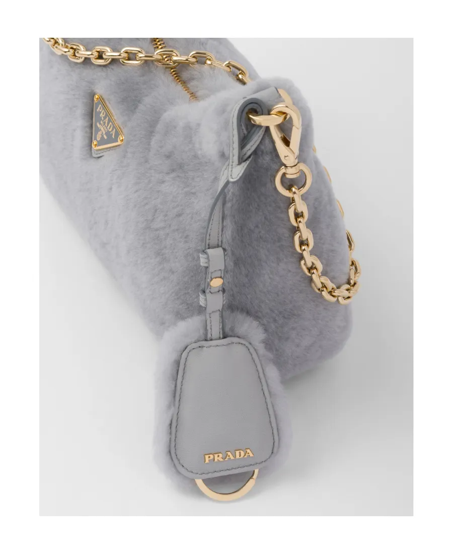 Logo Plaque Zipped Shoulder Bag