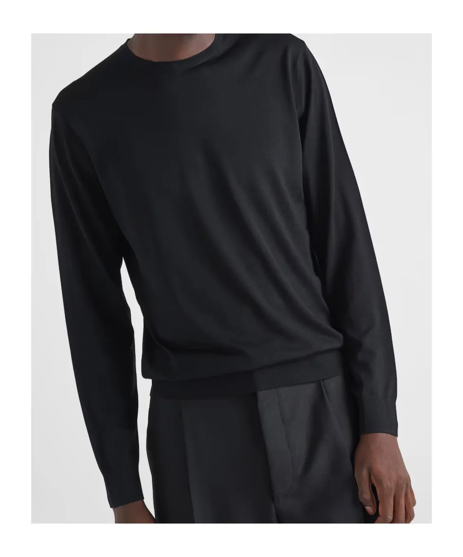 Knitted Crew Neck Jumper