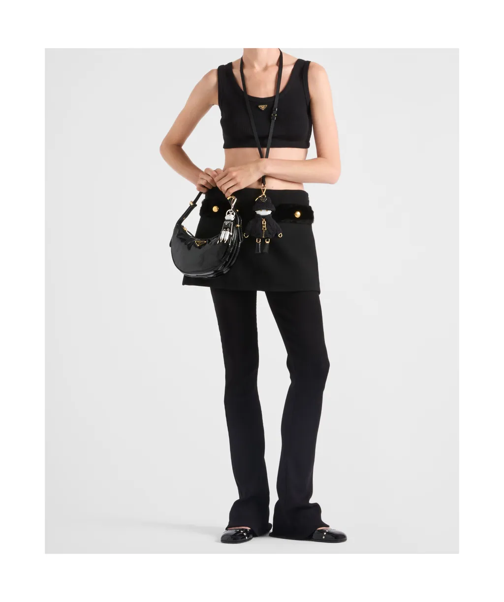 Sleeveless Knitted Cropped Top