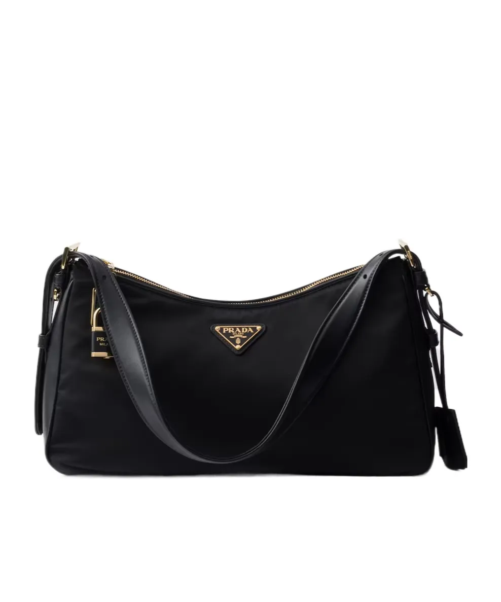 Logo Plaque Padlock-Detailed Shoulder Bag