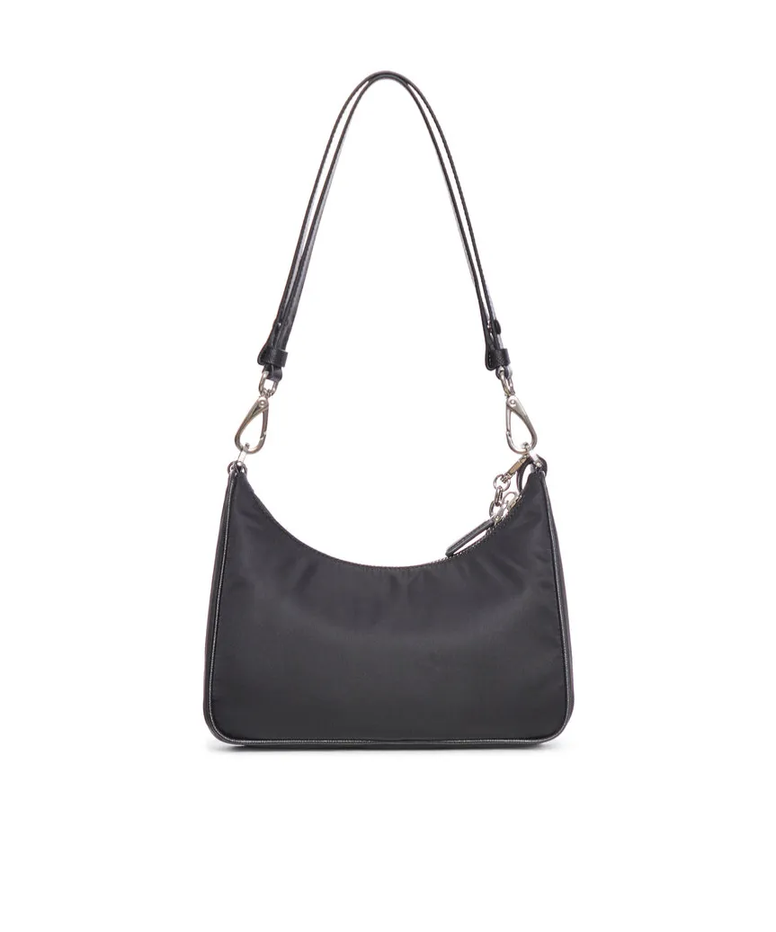 Embellished Zipped Shoulder Bag