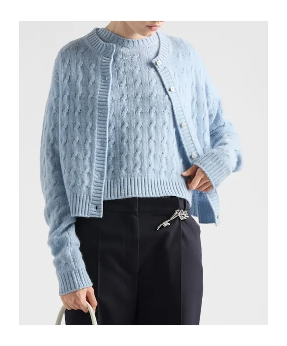 Short-Sleeved Crew Neck Sweater