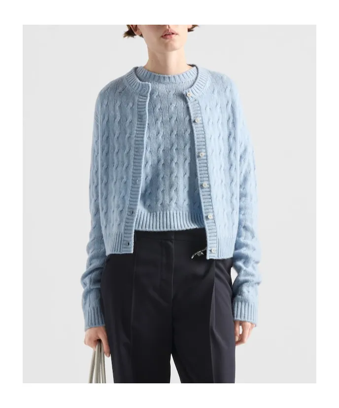 Button-Up Knitted Cardigan