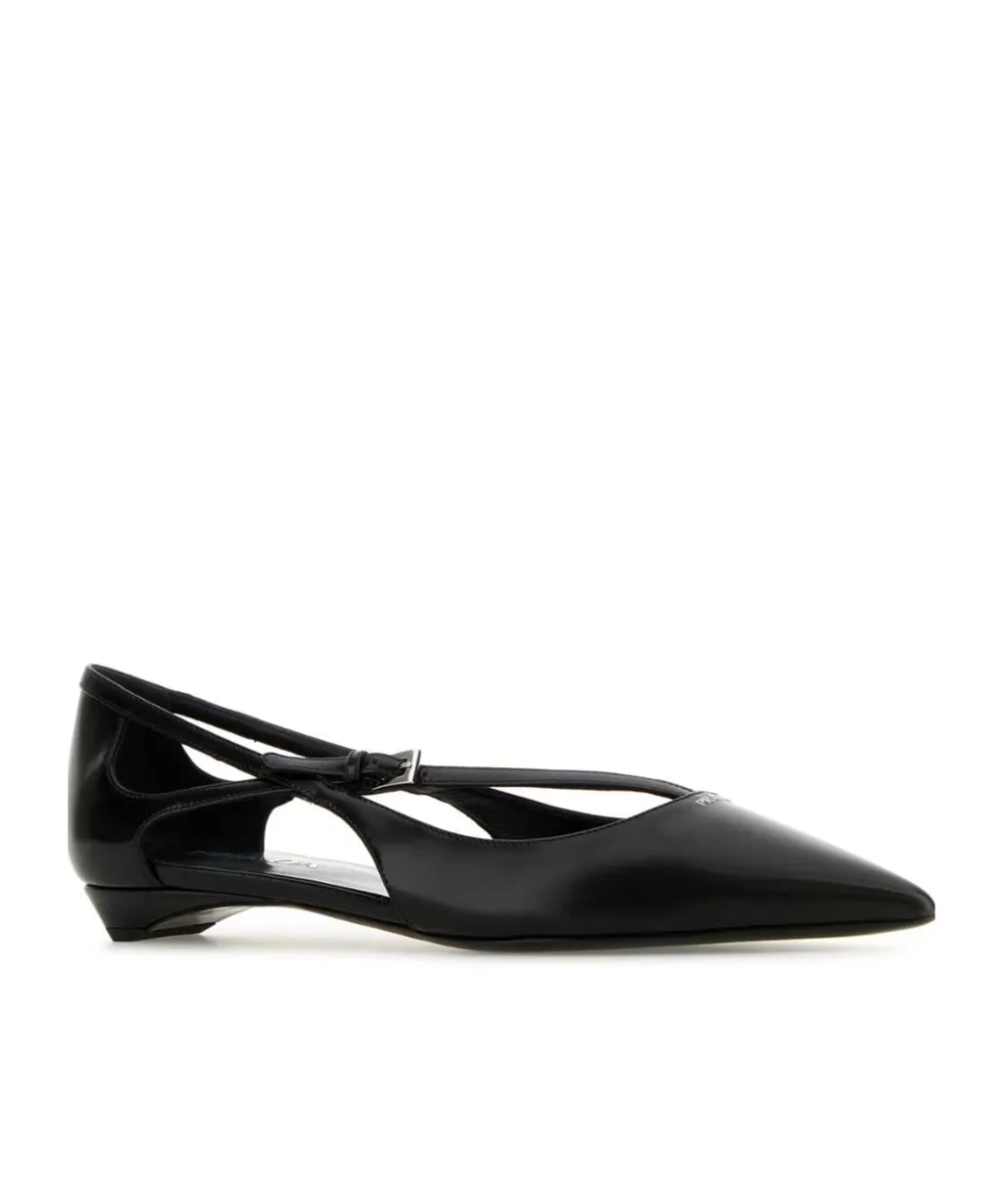 Cut-Out Ballerina Shoes