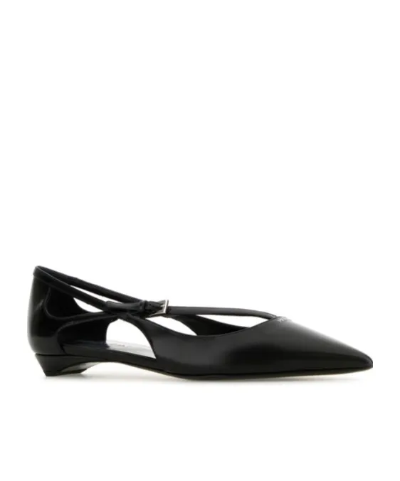 Pointed-Toe Ballet Flats