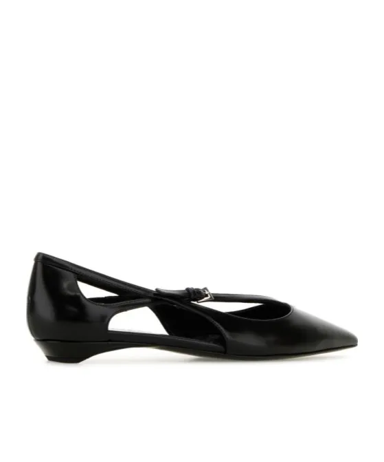 Pointed-Toe Ballet Flats