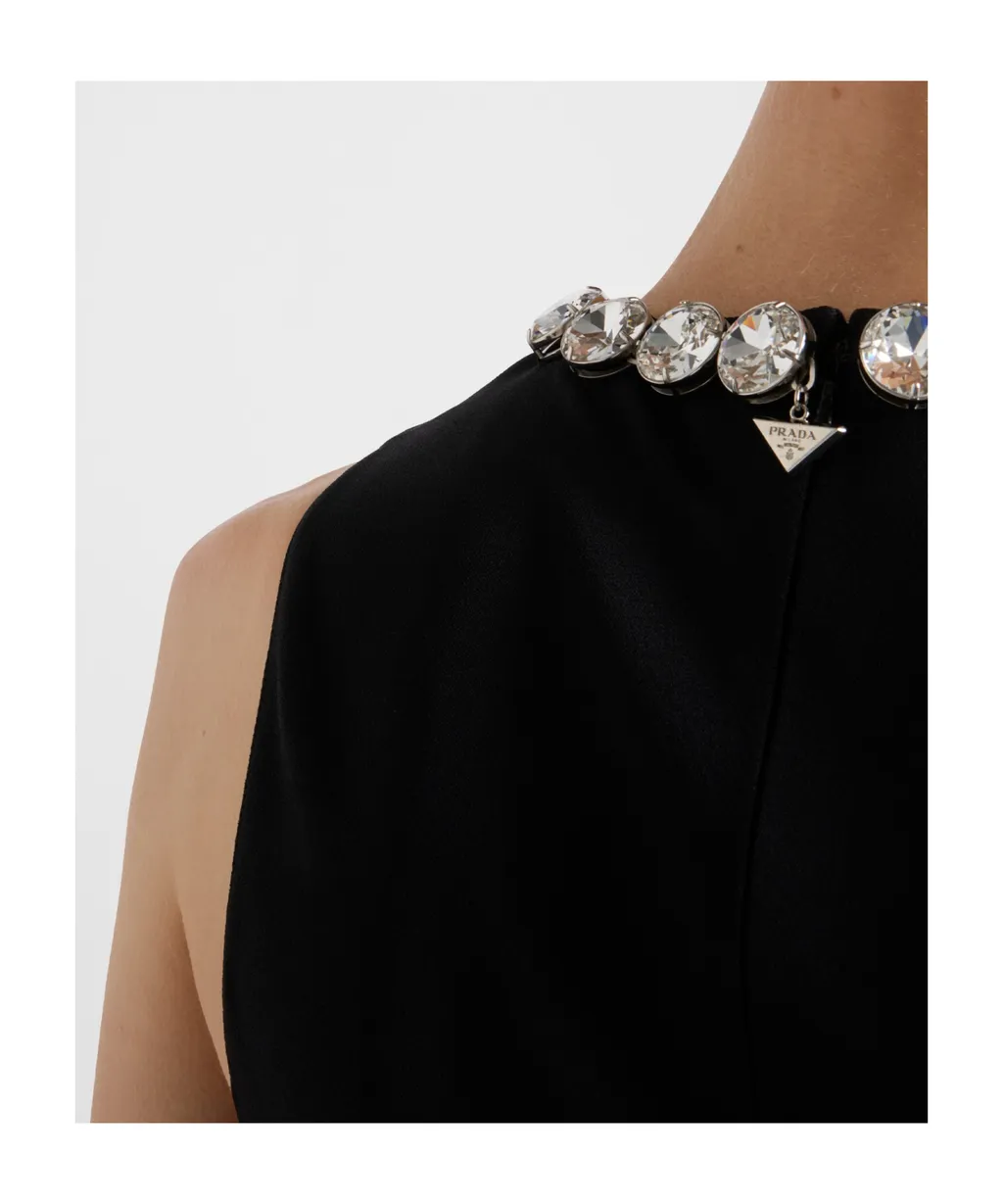 Embellished Sleeveless Midi Dress