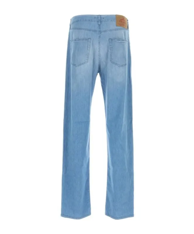 Light Denim Five-Pocket Jeans