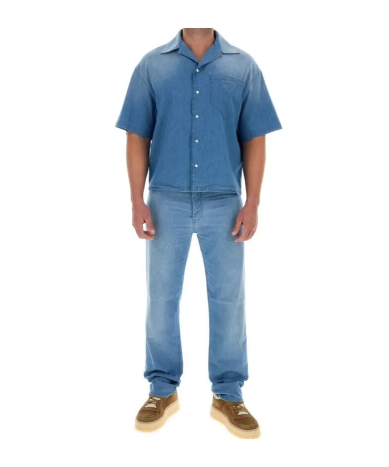 Light Denim Five-Pocket Jeans