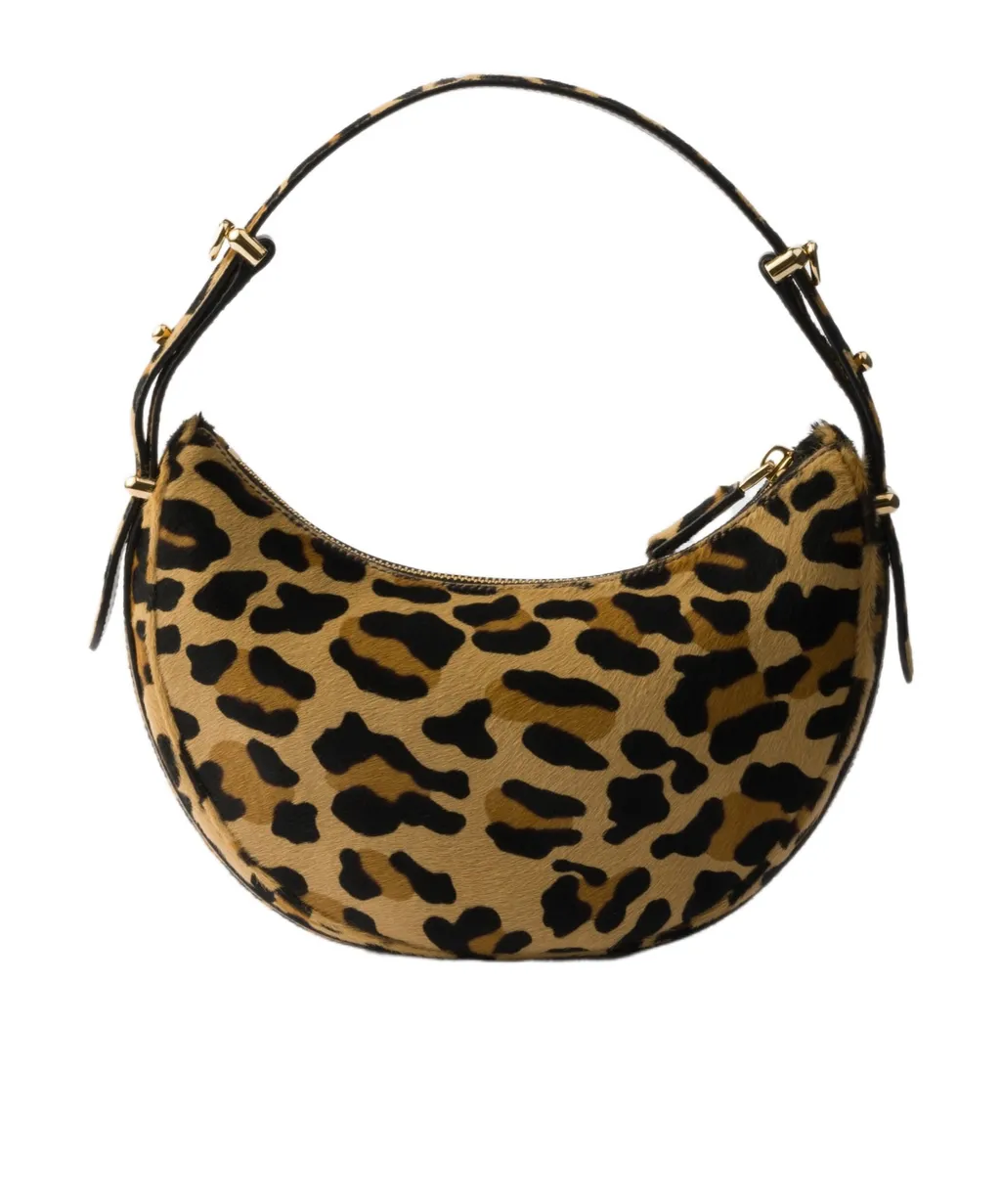 Arqué Printed Leather Shoulder Bag