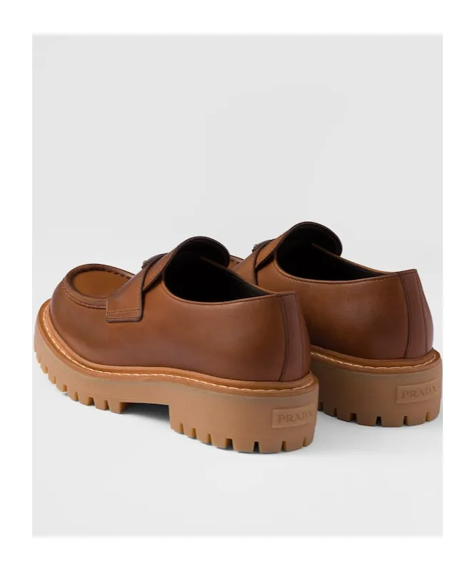 Triangle-Logo Loafers