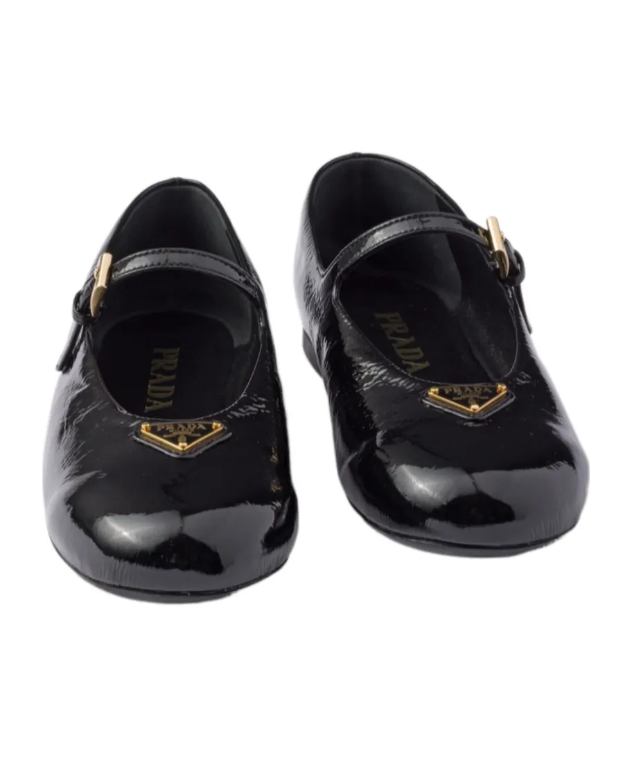 Triangle Logo Ballerinas