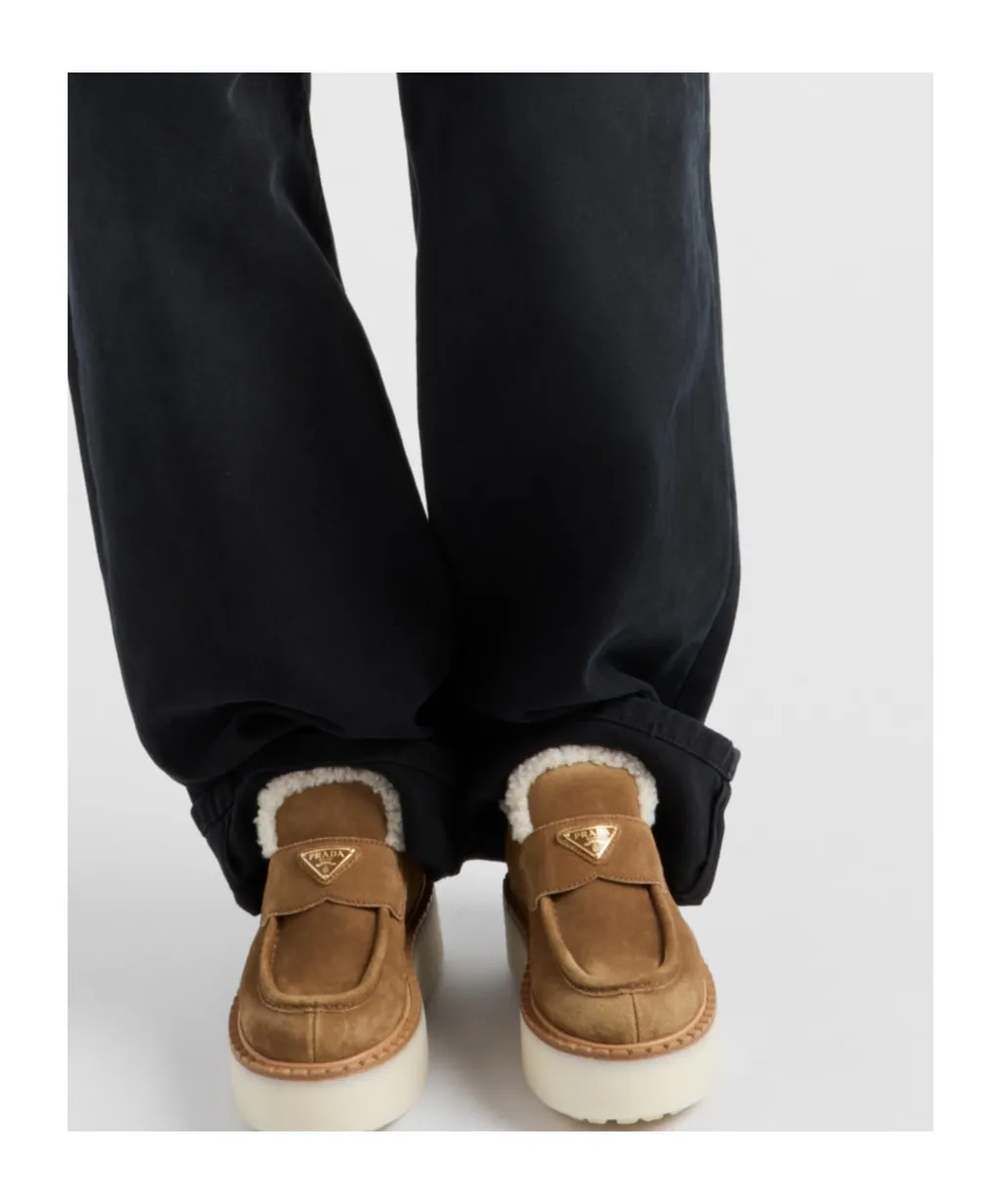 Suede Loafers
