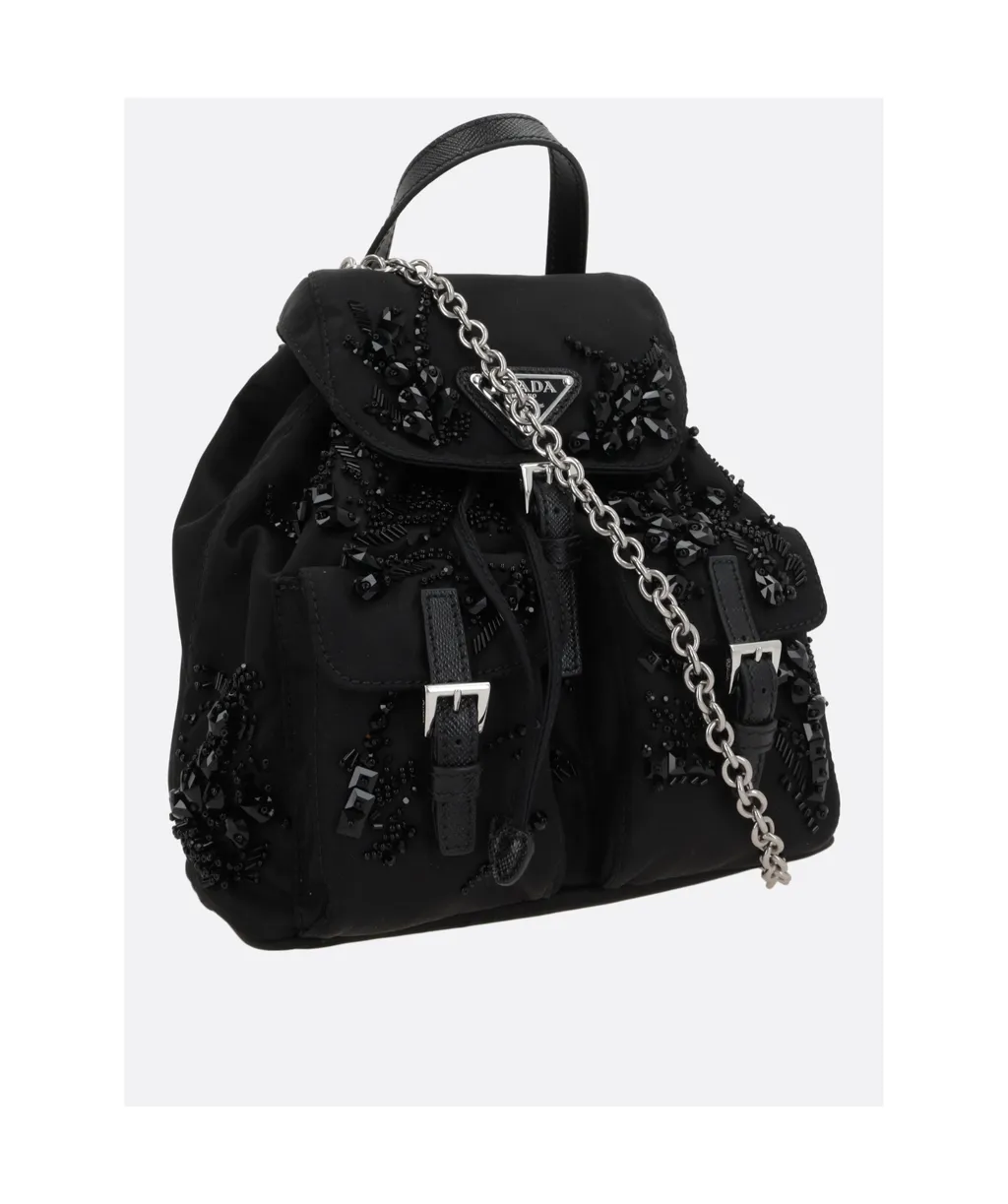 Enamel Triangle-Logo Backpack