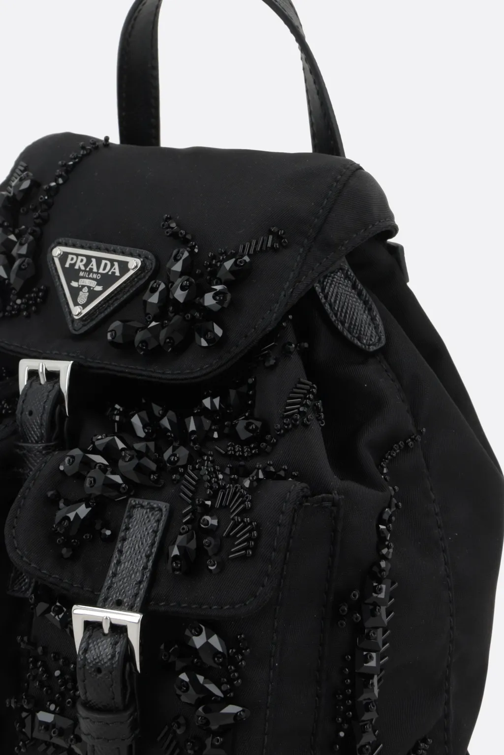 Enamel Triangle-Logo Backpack