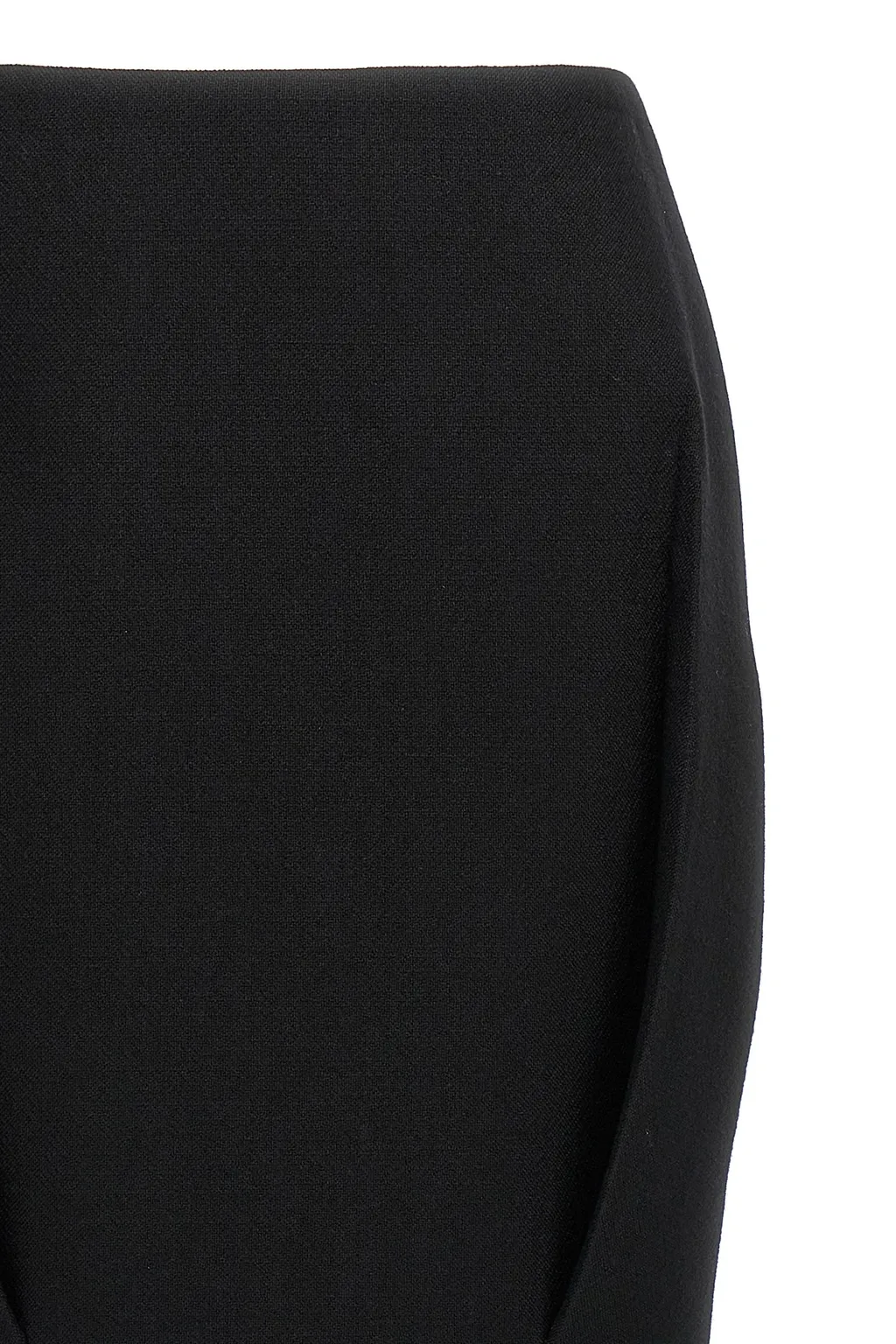 High-Waist Belted Skirt