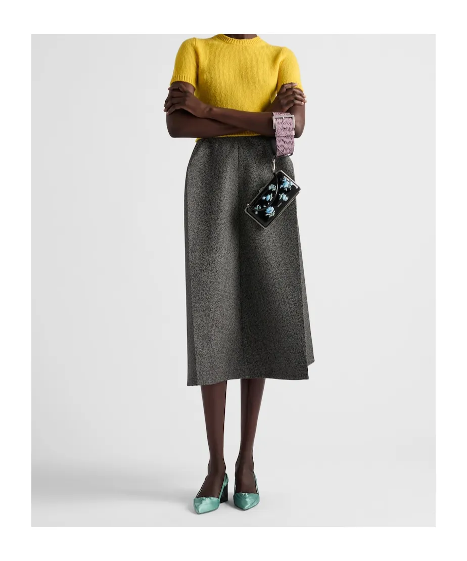 Printed Patent Leather Clutch
