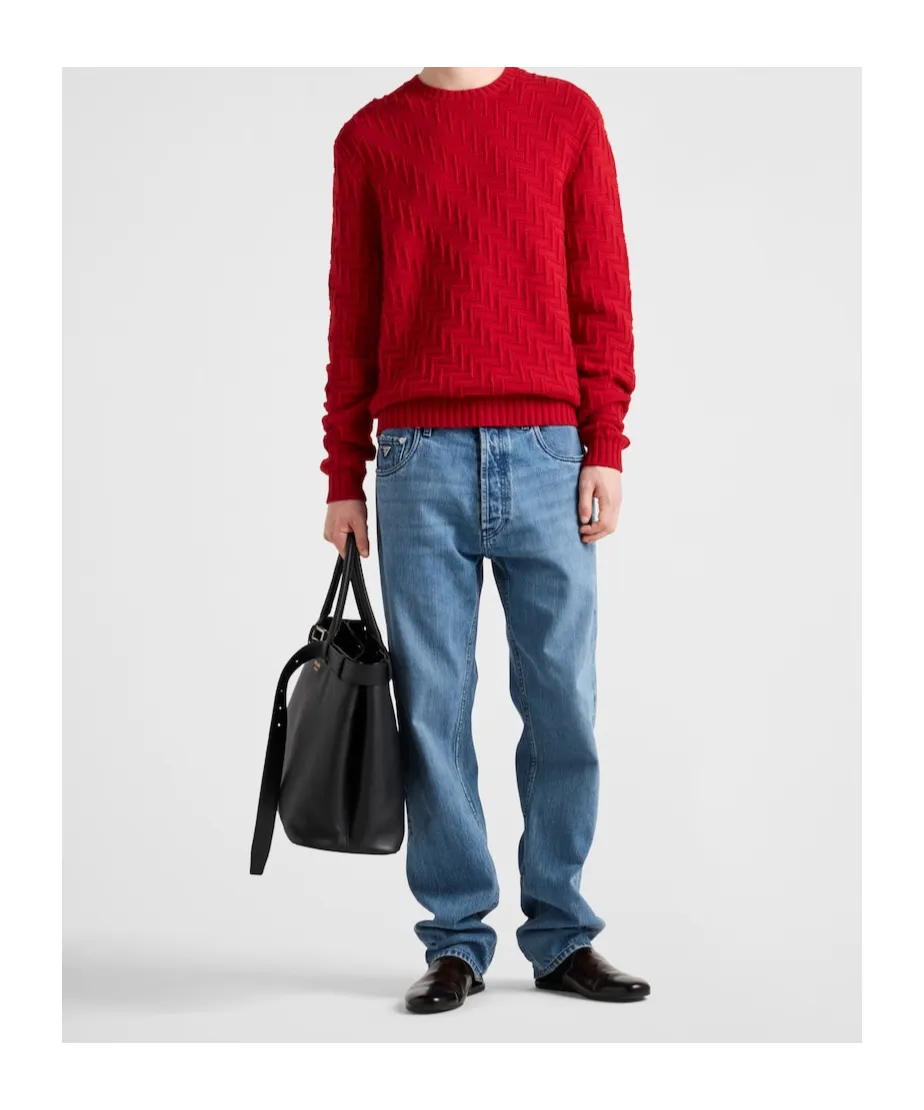 Wool And Cashmere Crew-Neck Sweater