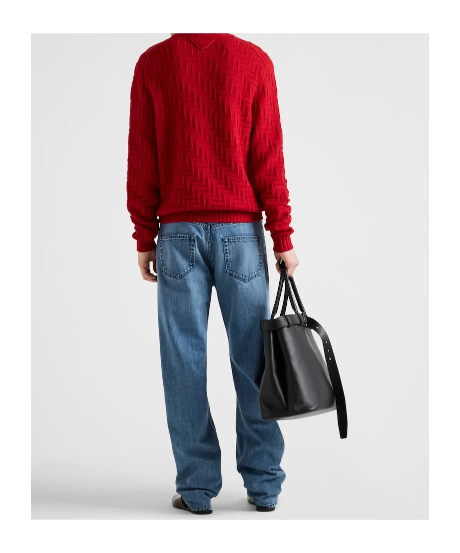Wool And Cashmere Crew-Neck Sweater