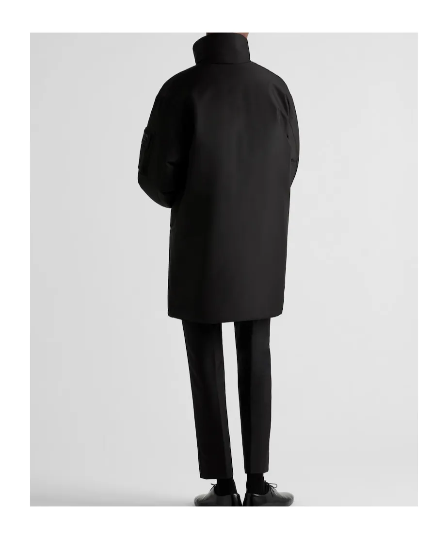 High Neck Buttoned Coat
