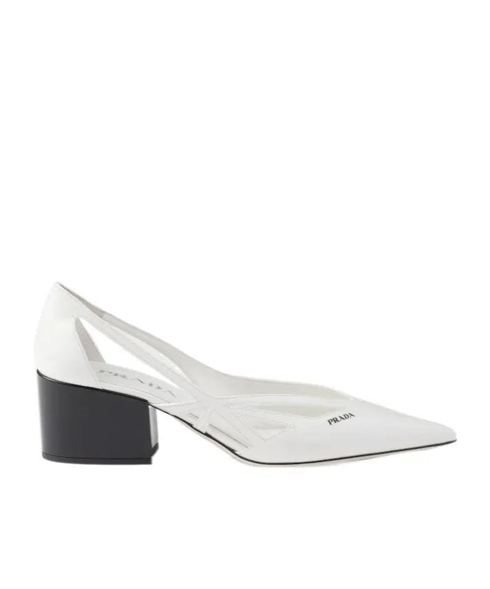 Cut-Out Detailed Pointed Toe Pumps