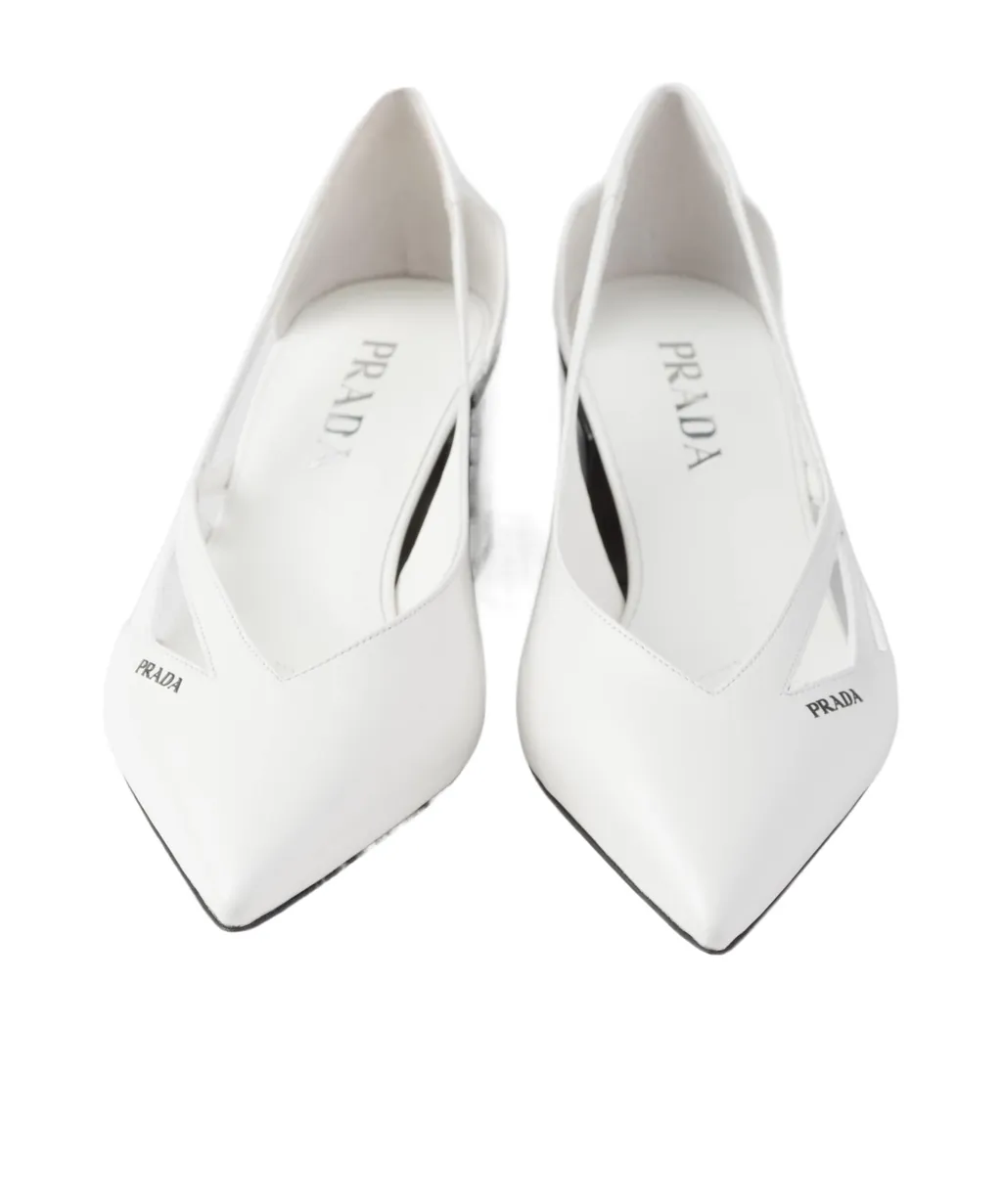 Cut-Out Detailed Pointed Toe Pumps