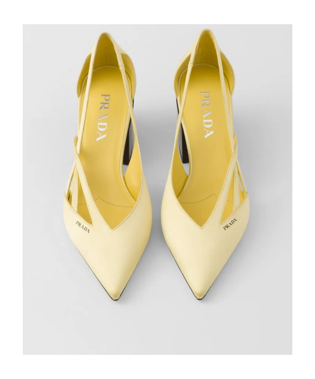 Cut-Out Detailed Pointed Toe Pumps