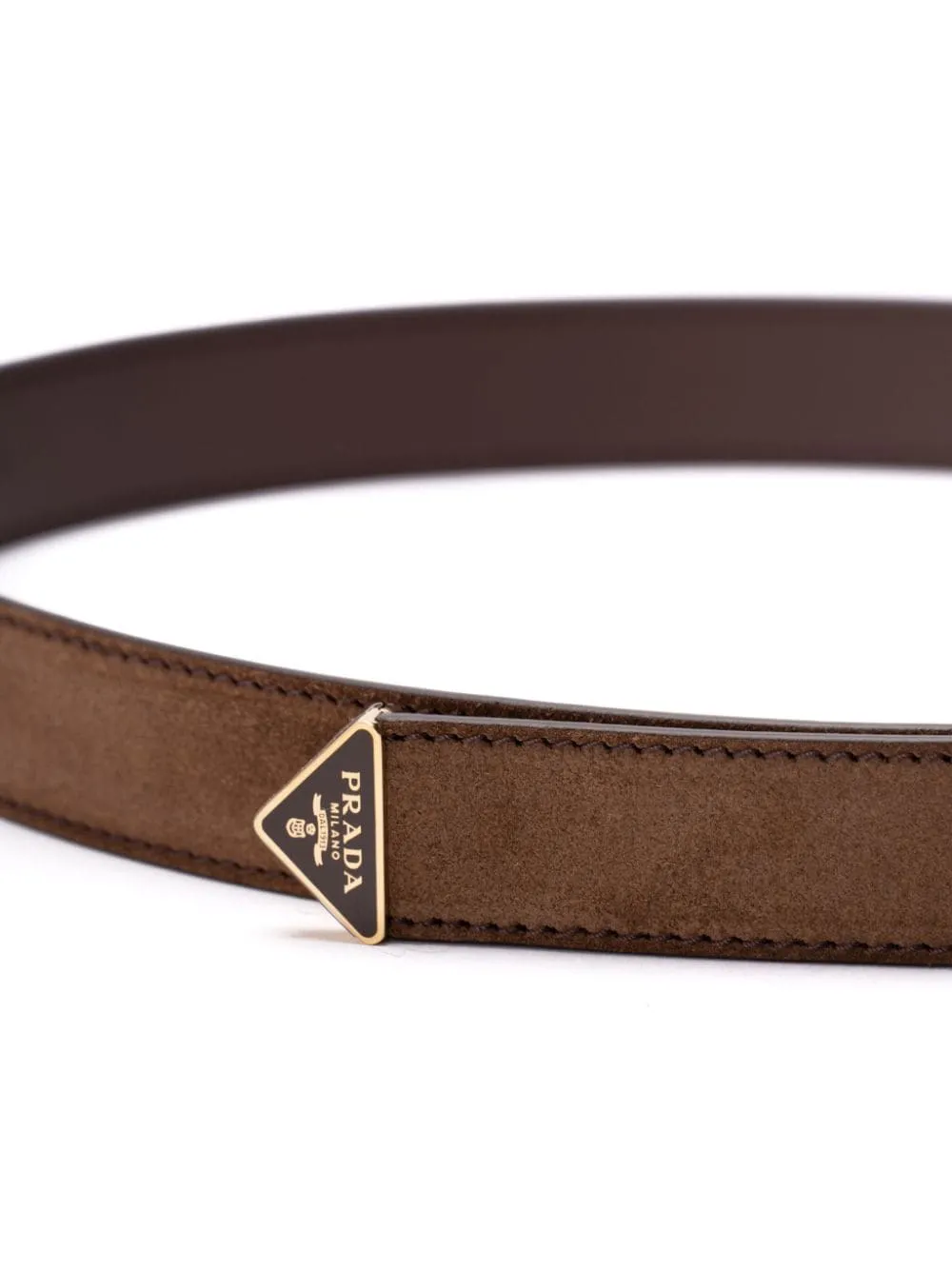 Logo Plaque Buckle Belt