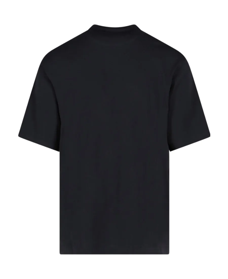 Logo Plaque Crewneck T-Shirt