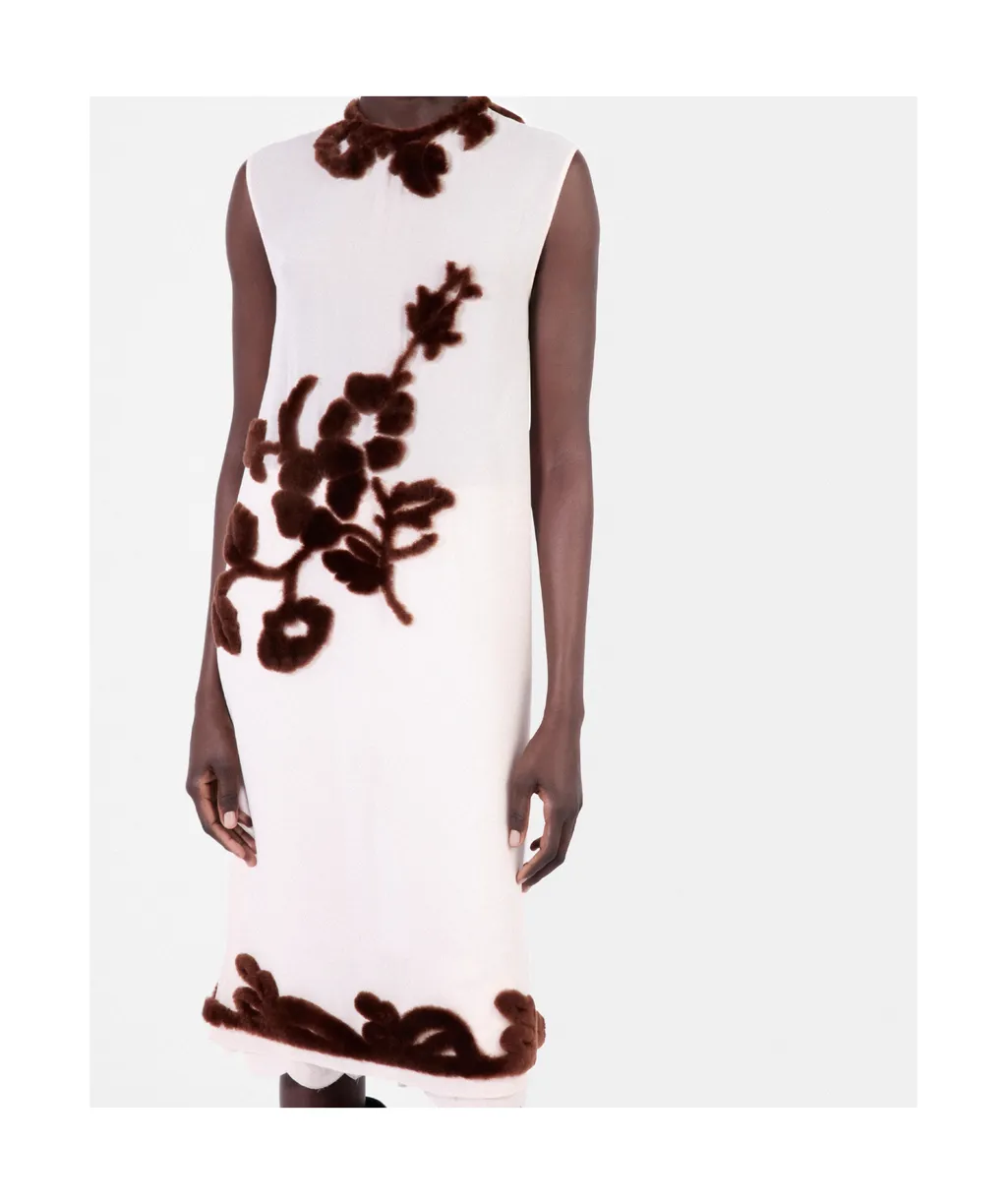 Embroidered Georgette Dress