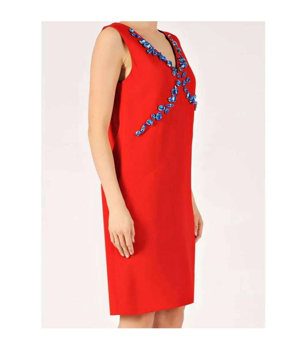 Sleeveless V-Neck Dress