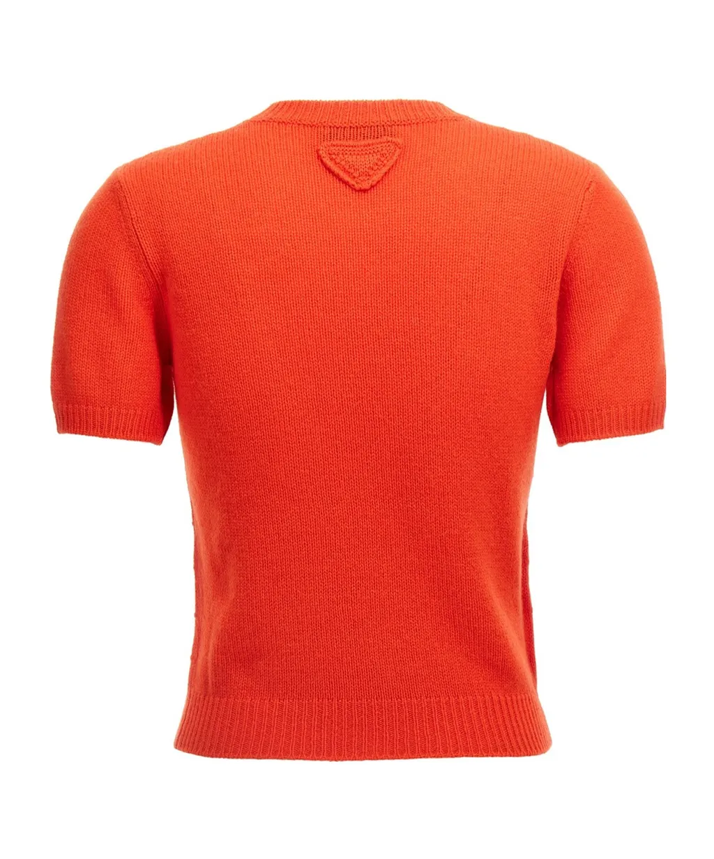 Ribbed Knit Crewneck Sweater