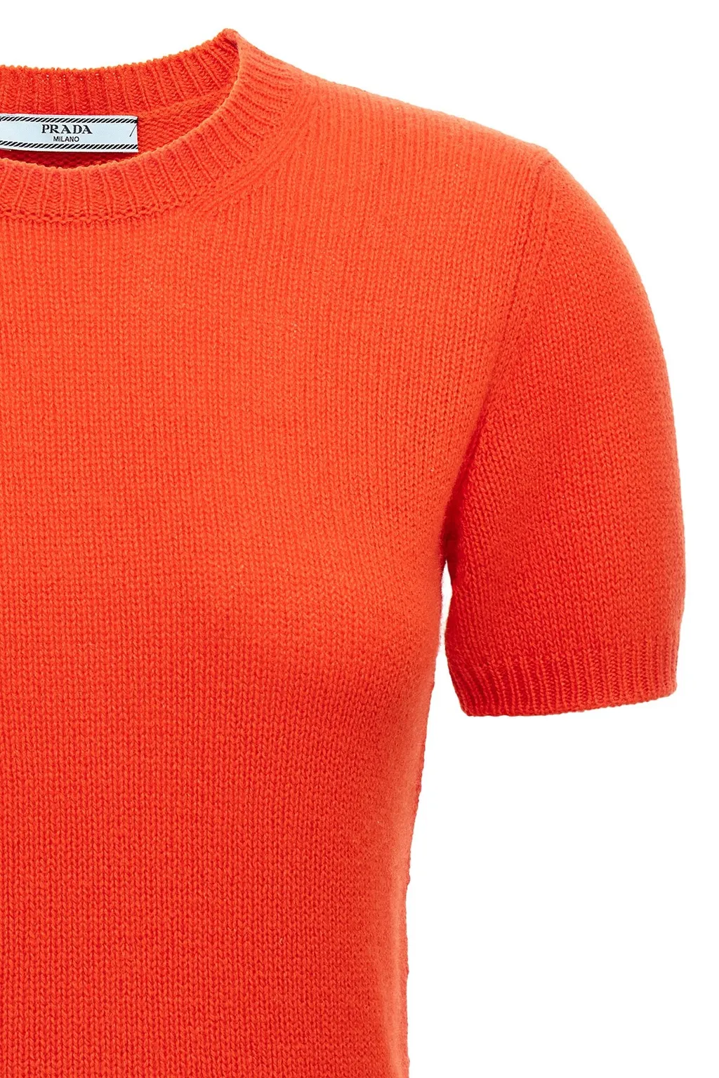 Ribbed Knit Crewneck Sweater