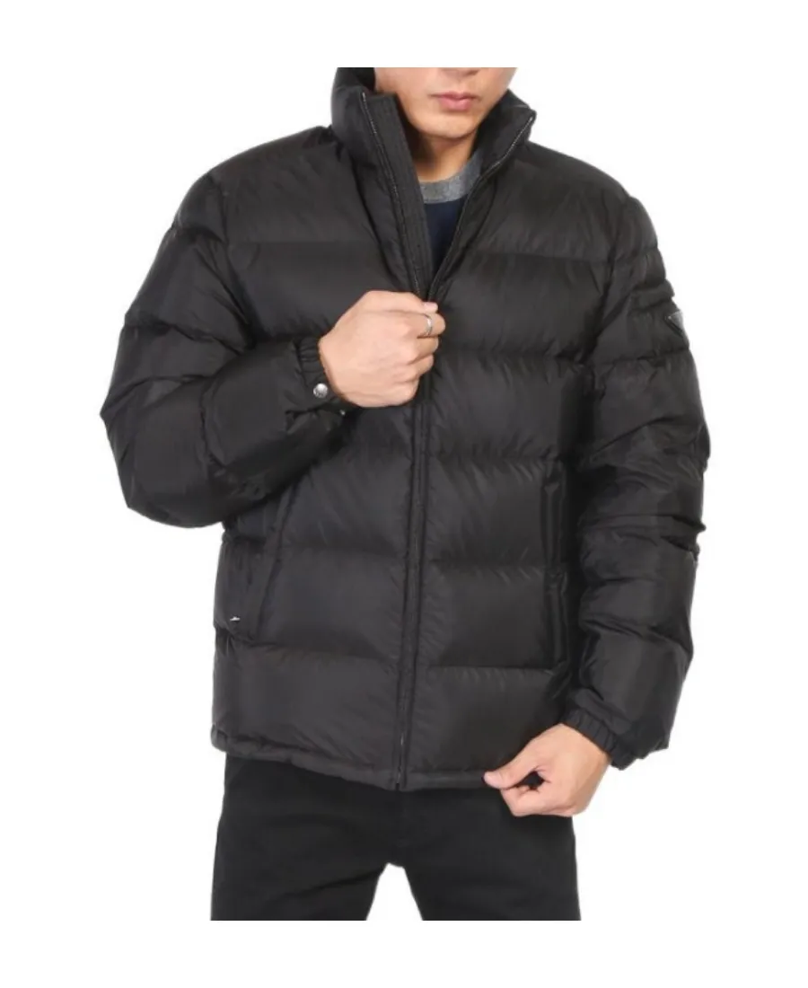 Logo Quilted Down Jacket