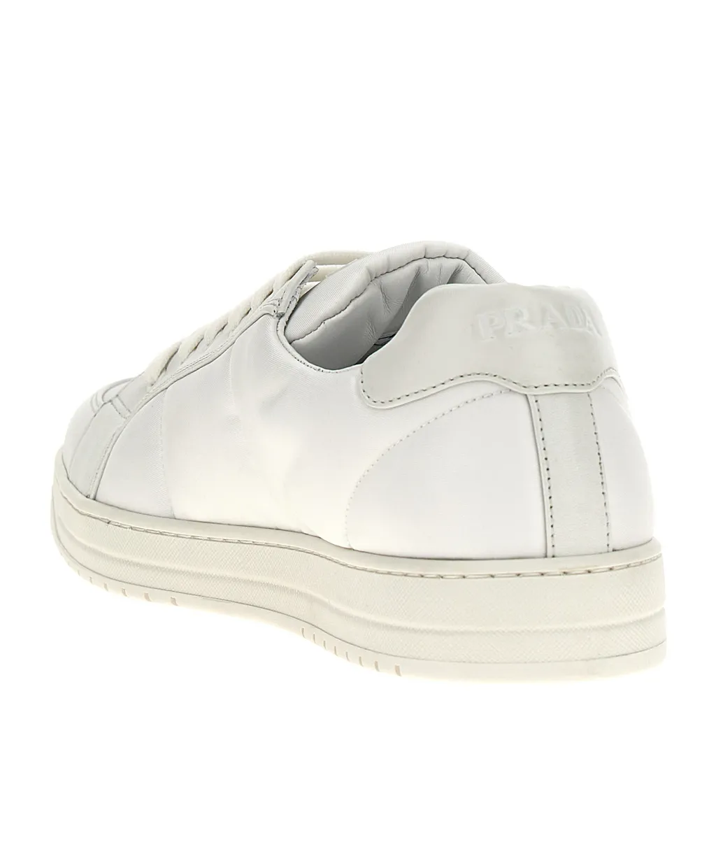Downtown Triangle-Logo Lace-Up Sneakers
