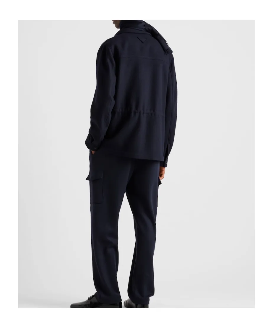 Logo-Patch Tapered Leg Cargo Pants