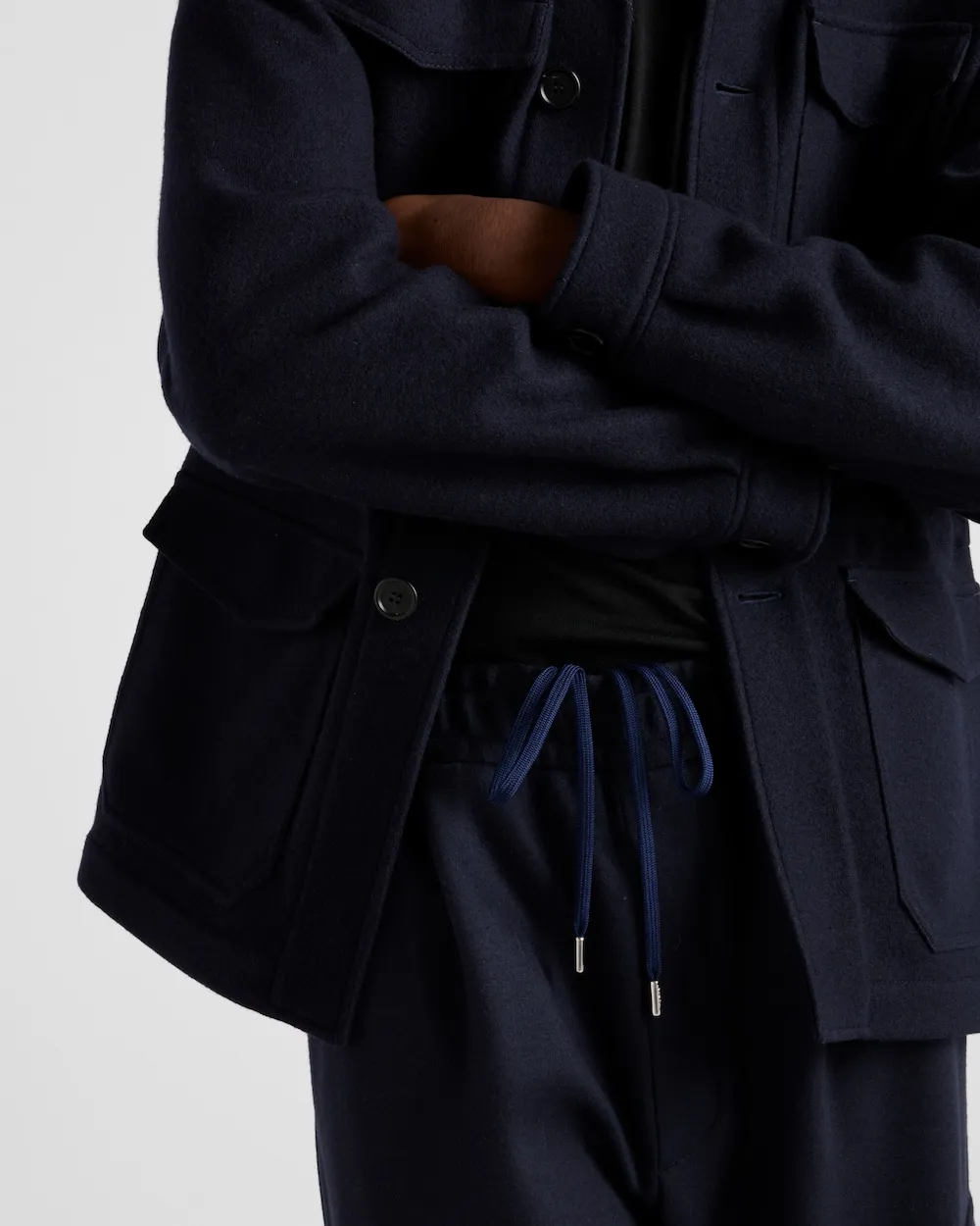 Logo-Patch Tapered Leg Cargo Pants