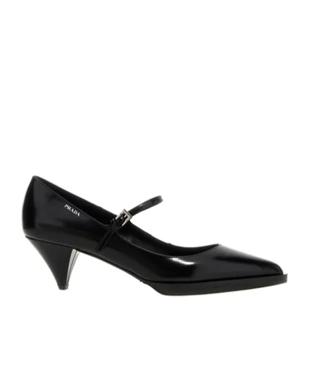 Brushed Leather Pumps