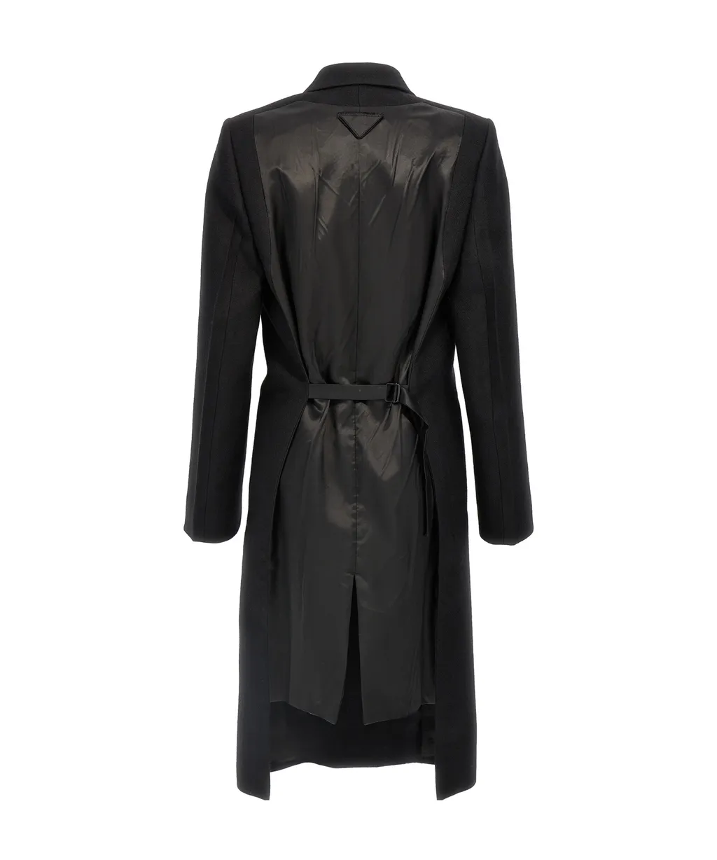 Double-Breasted Long Sleeved Coat