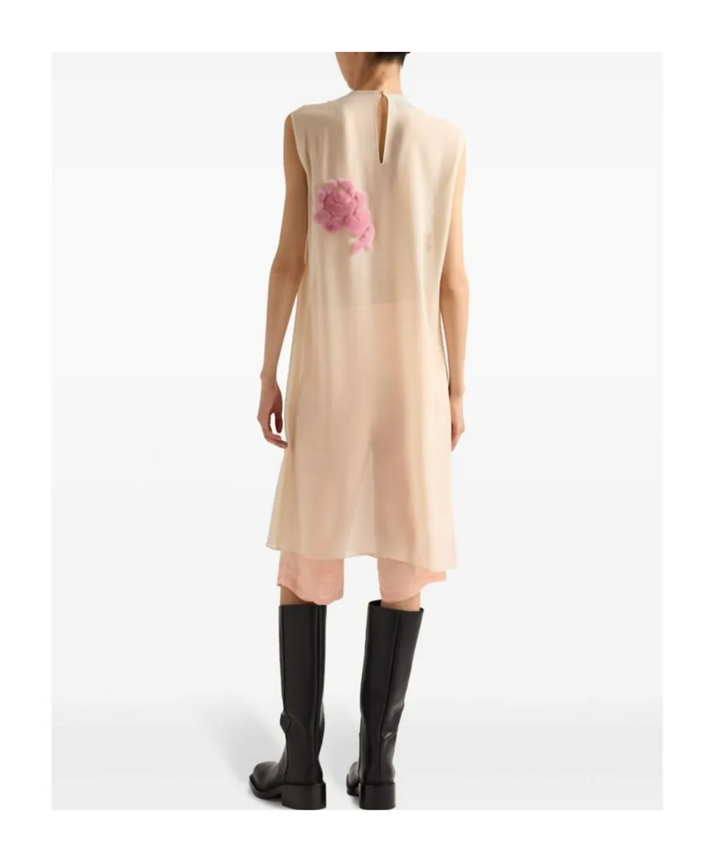 Embroidered Georgette Dress