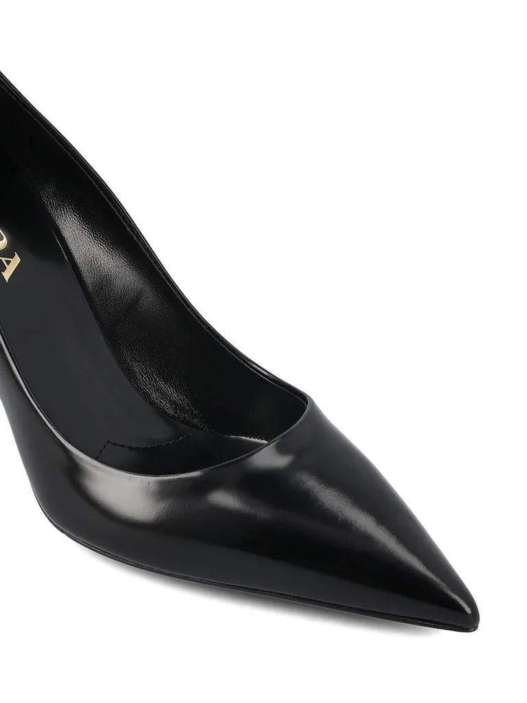 85Mm Leather Pumps