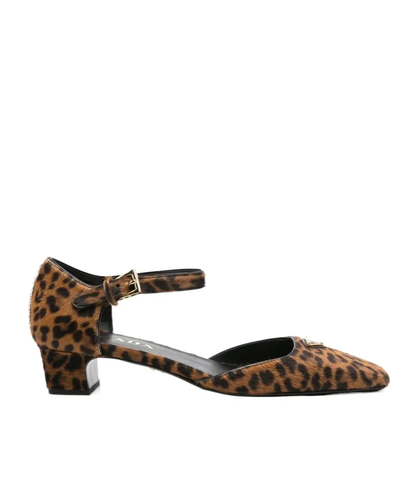 35Mm Leopard-Print Pumps