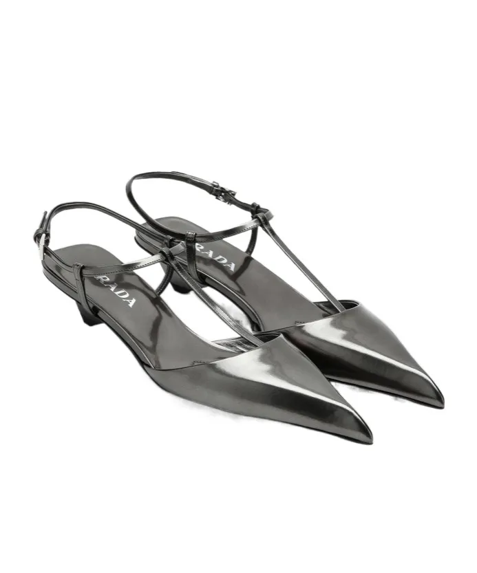35Mm Metallic-Finish Pumps