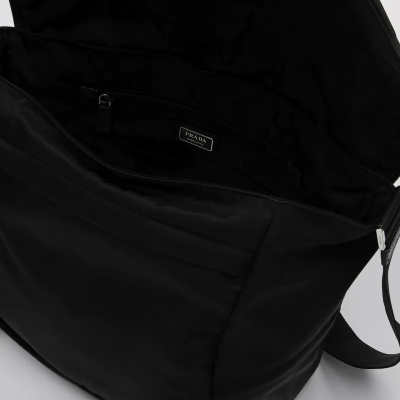 Re-Nylon Triangle-Logo Crossbody Bag