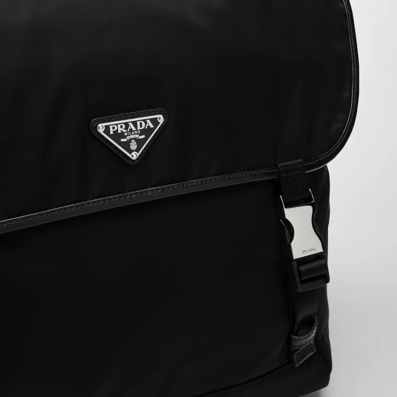 Re-Nylon Triangle-Logo Crossbody Bag