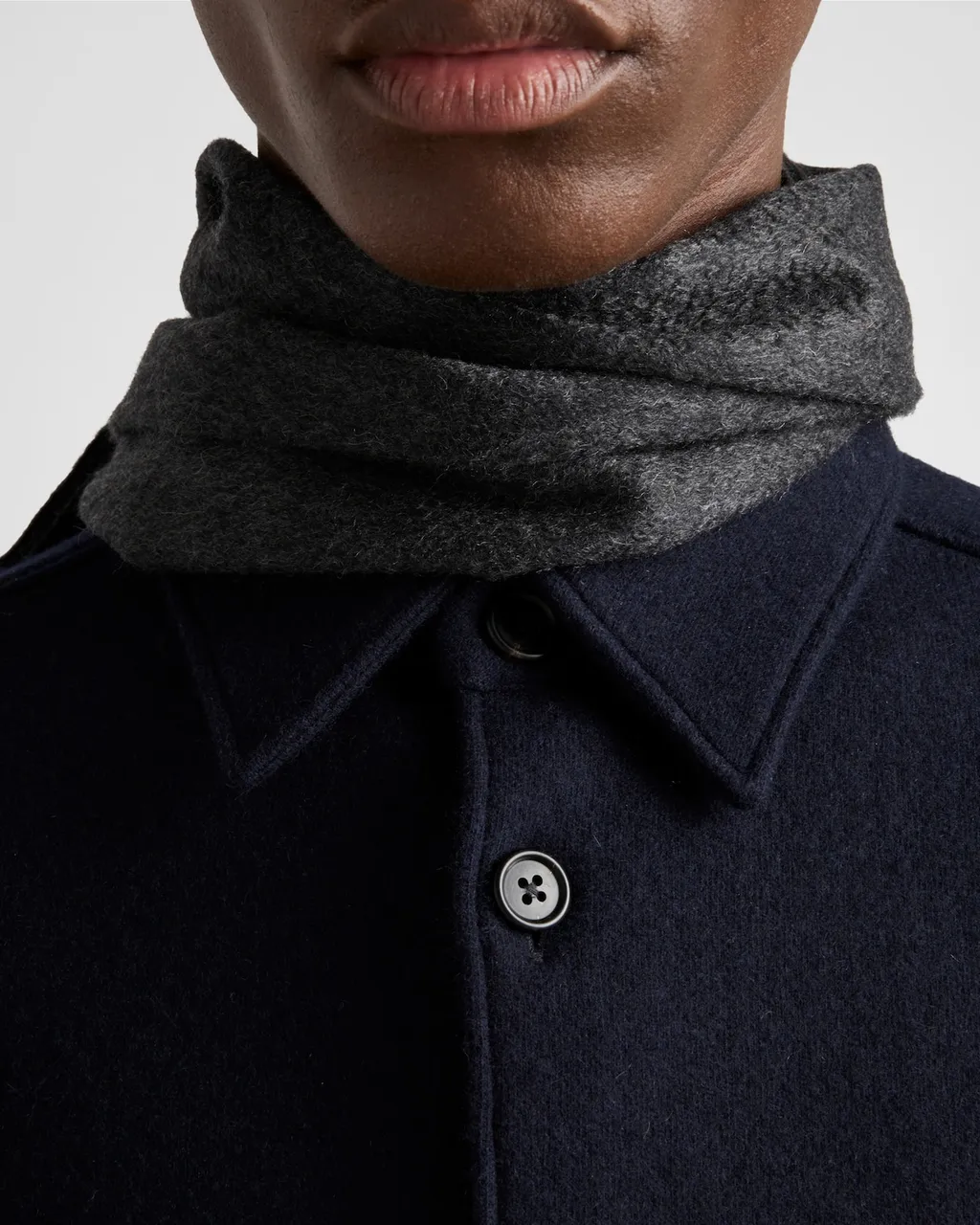 Triangle-Logo Button-Up Shirt