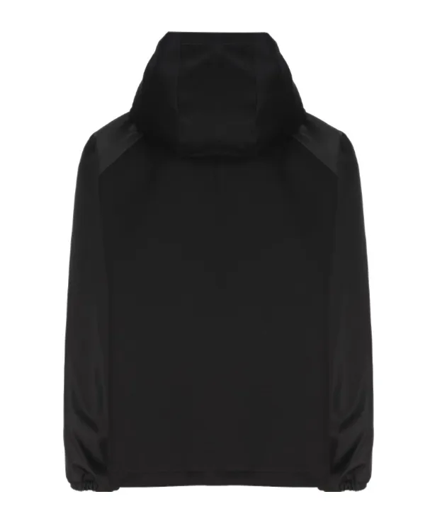 Logo Plaque Drawstring Jacket
