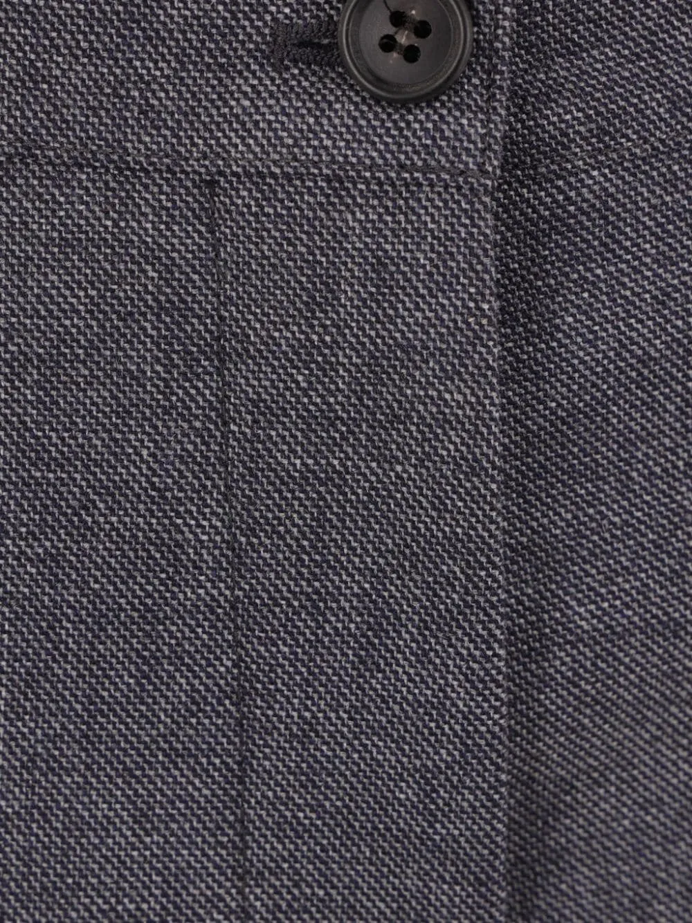 Pleated Turn-Up Hem Trousers