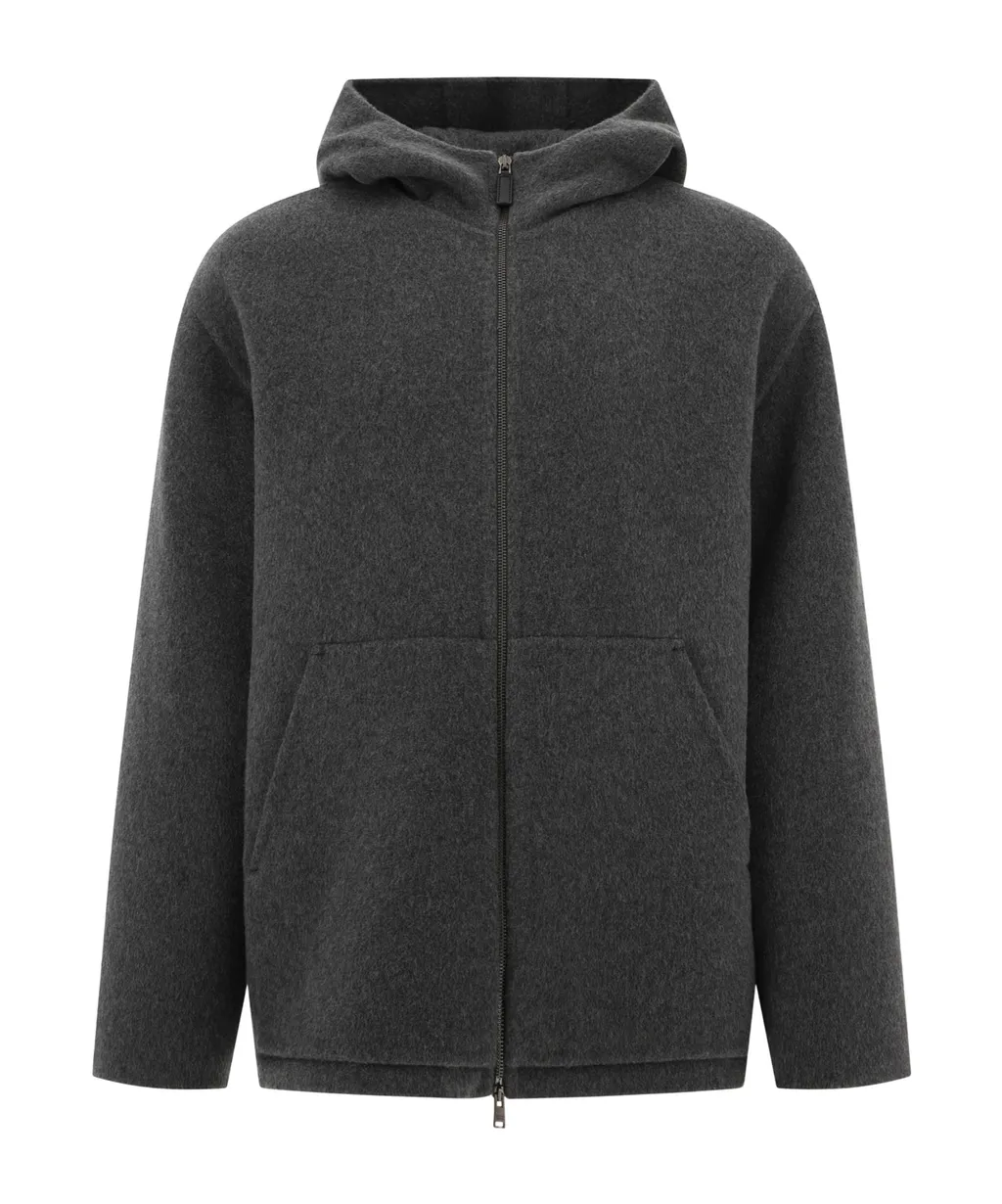 Wool Hoodie Jacket