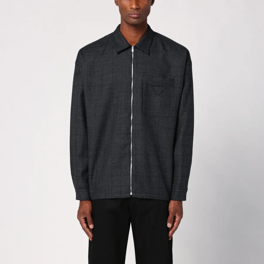 Checked Zipped Shirt